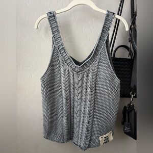 Free People Grey We The Free Give Me A Min Tank
